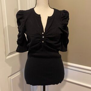 NWT Inc. black size medium short sleeve sweater.